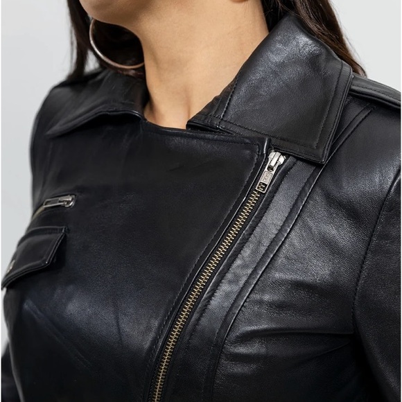 MONDAY MARKDOWN Whet Blu Traci Women’s Leather jacket in Black - Picture 5 of 14